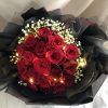 Red Rose Bouquet - 20 stalks + fairy light