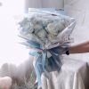 Premium Blue Roses Bouquet - 20 Stalks