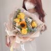 Sunflower & Roses Bouquet - 02