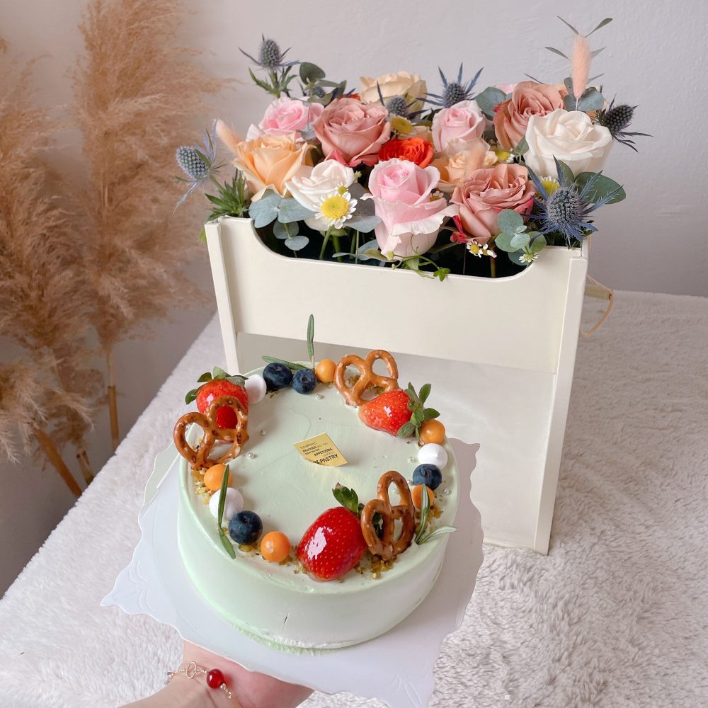 Cake Flower Box
